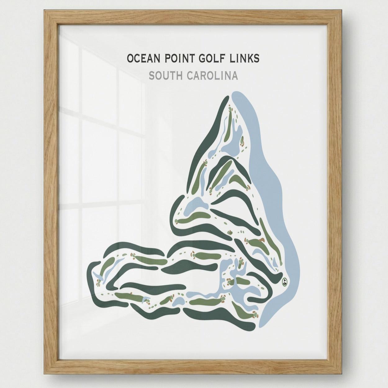 Ocean Point Golf Course, South Carolina - Printed Golf Courses