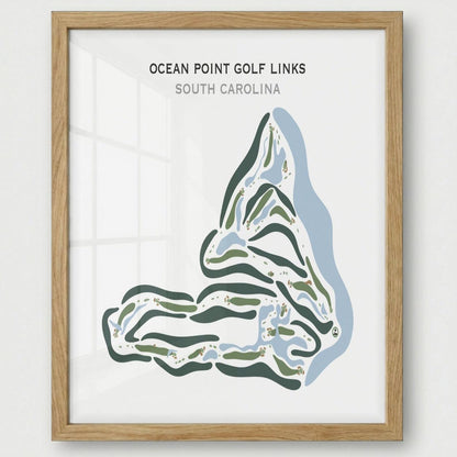 Ocean Point Golf Course, South Carolina - Printed Golf Courses