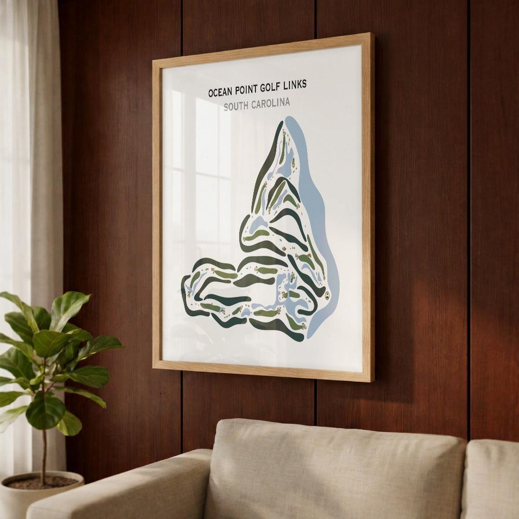Ocean Point Golf Course, South Carolina - Printed Golf Courses