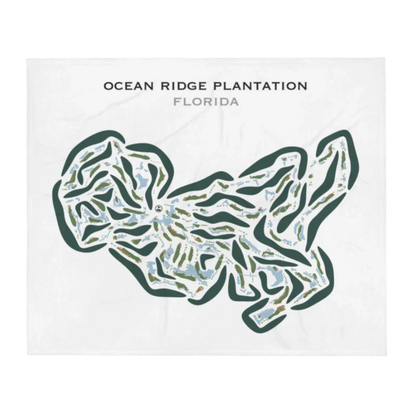 Ocean Ridge Plantation, Florida - Printed Golf Courses