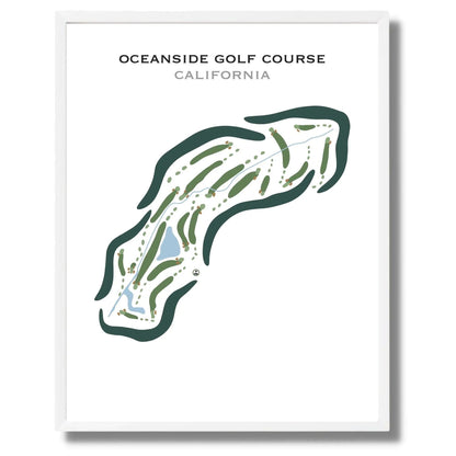 Oceanside Golf Course, California - Printed Golf Courses