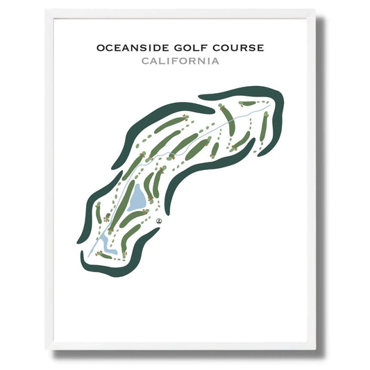 Oceanside Golf Course, California - Printed Golf Courses