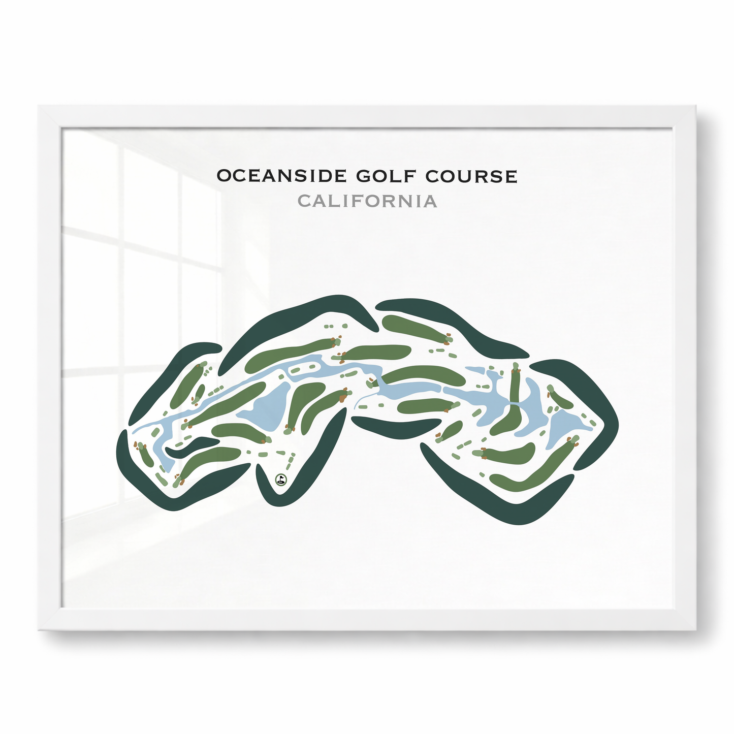 Oceanside Golf Course, California - Printed Golf Courses