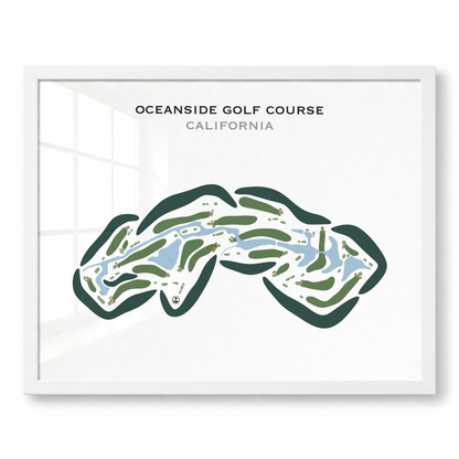 Oceanside Golf Course, California - Printed Golf Courses