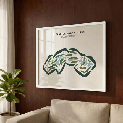 Oceanside Golf Course, California - Printed Golf Courses