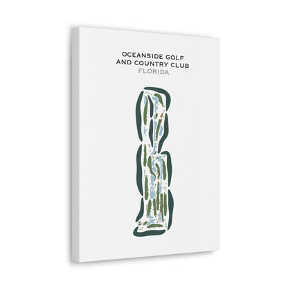 Oceanside Golf & Country Club, Florida - Printed Golf Courses