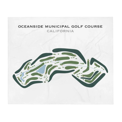 Oceanside Municipal Golf Course, California - Printed Golf Course
