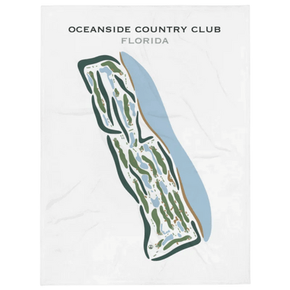 Oceanside Country Club, Florida - Printed Golf Courses