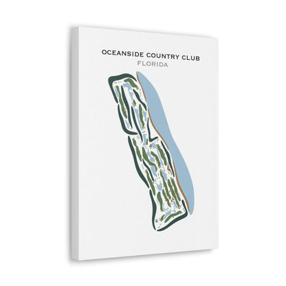 Oceanside Country Club, Florida - Printed Golf Courses