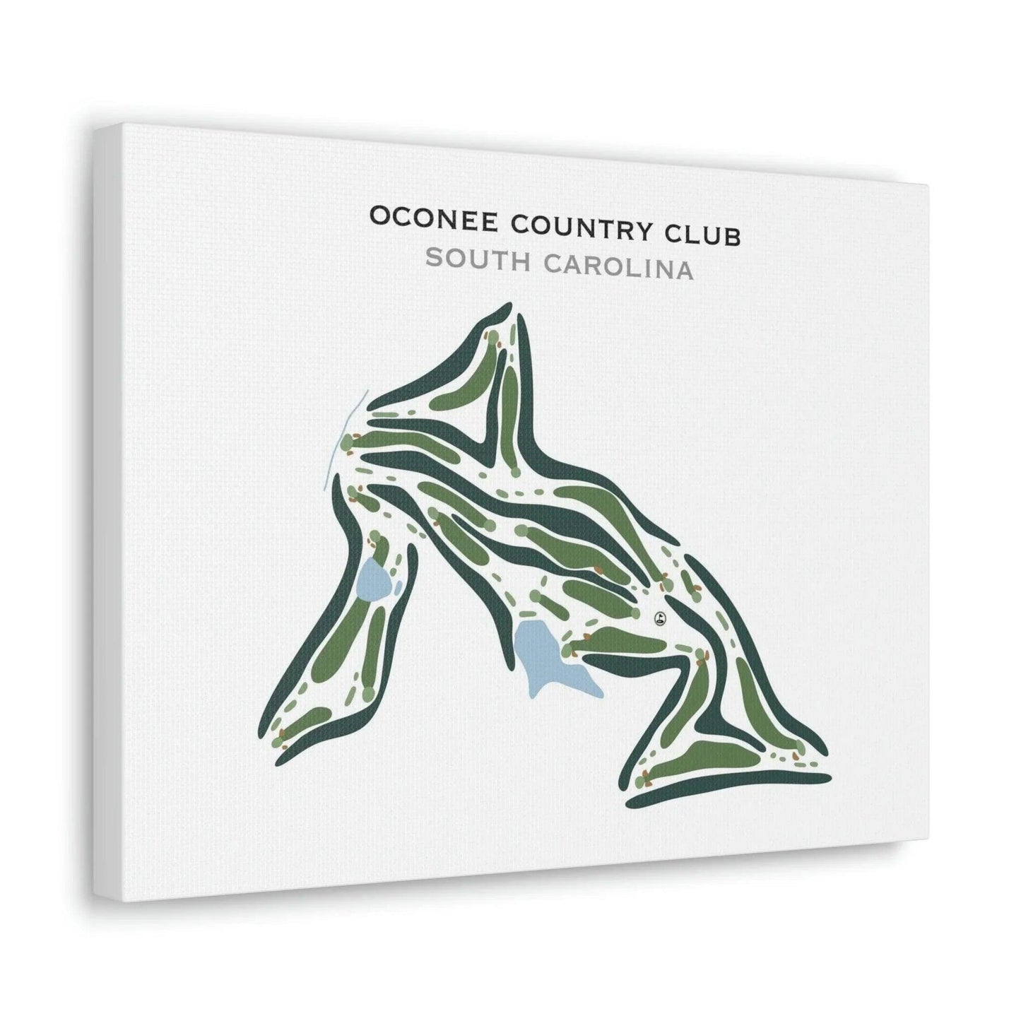 Oconee Country Club, South Carolina - Printed Golf Courses