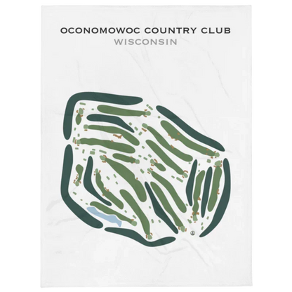 Oconomowoc Country Club, Wisconsin - Printed Golf Courses