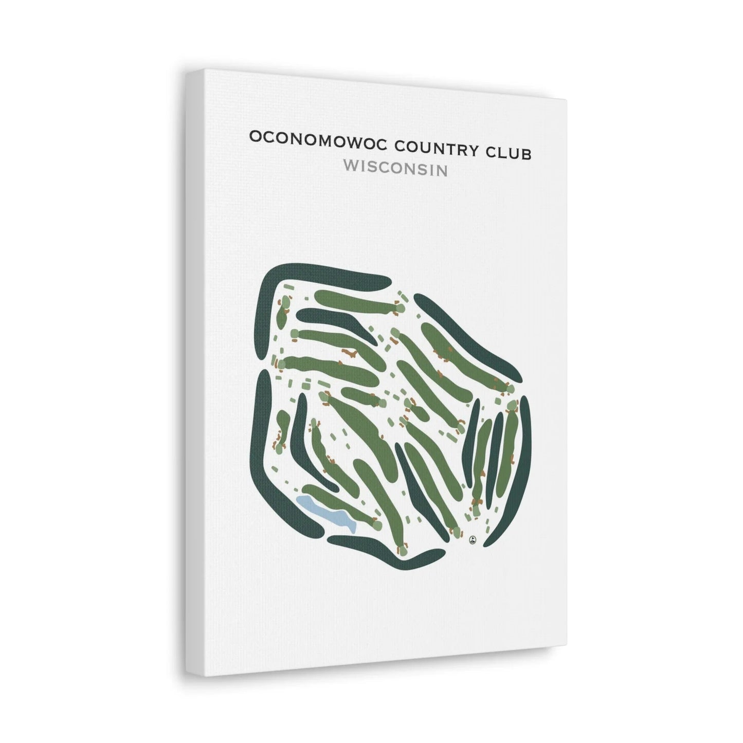 Oconomowoc Country Club, Wisconsin - Printed Golf Courses