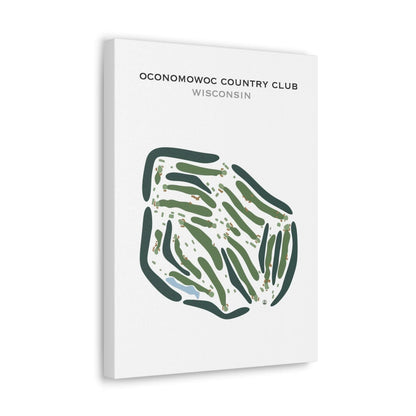 Oconomowoc Country Club, Wisconsin - Printed Golf Courses