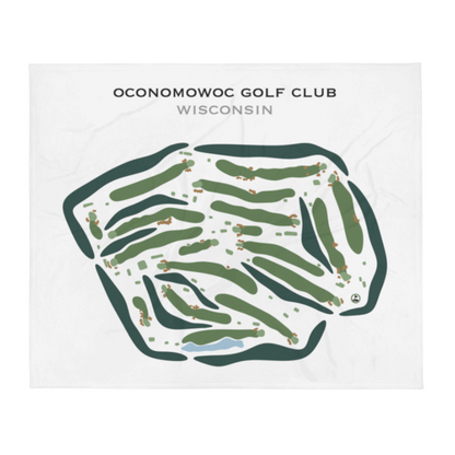 Oconomowoc Golf Club, Wisconsin - Printed Golf Courses
