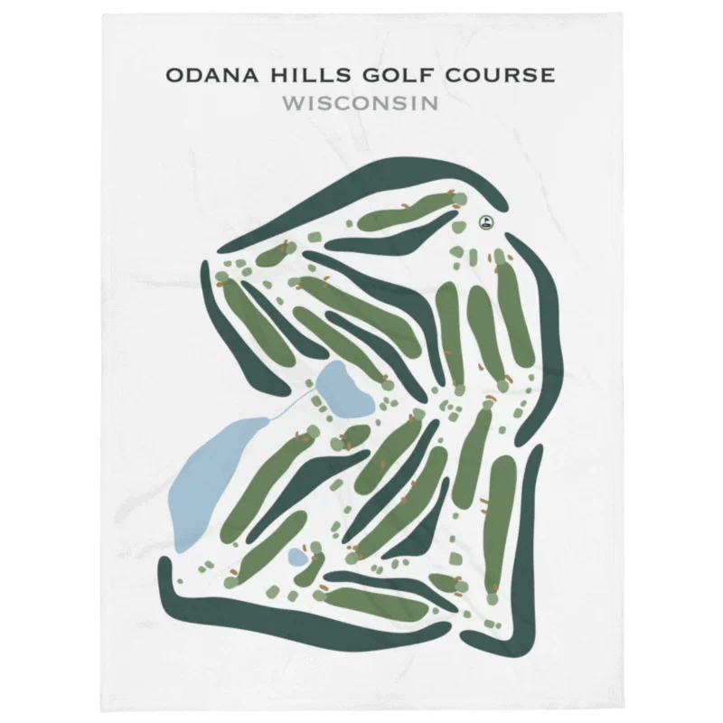 Odana Hills Golf Course, Wisconsin - Printed Golf Courses