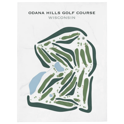 Odana Hills Golf Course, Wisconsin - Printed Golf Courses