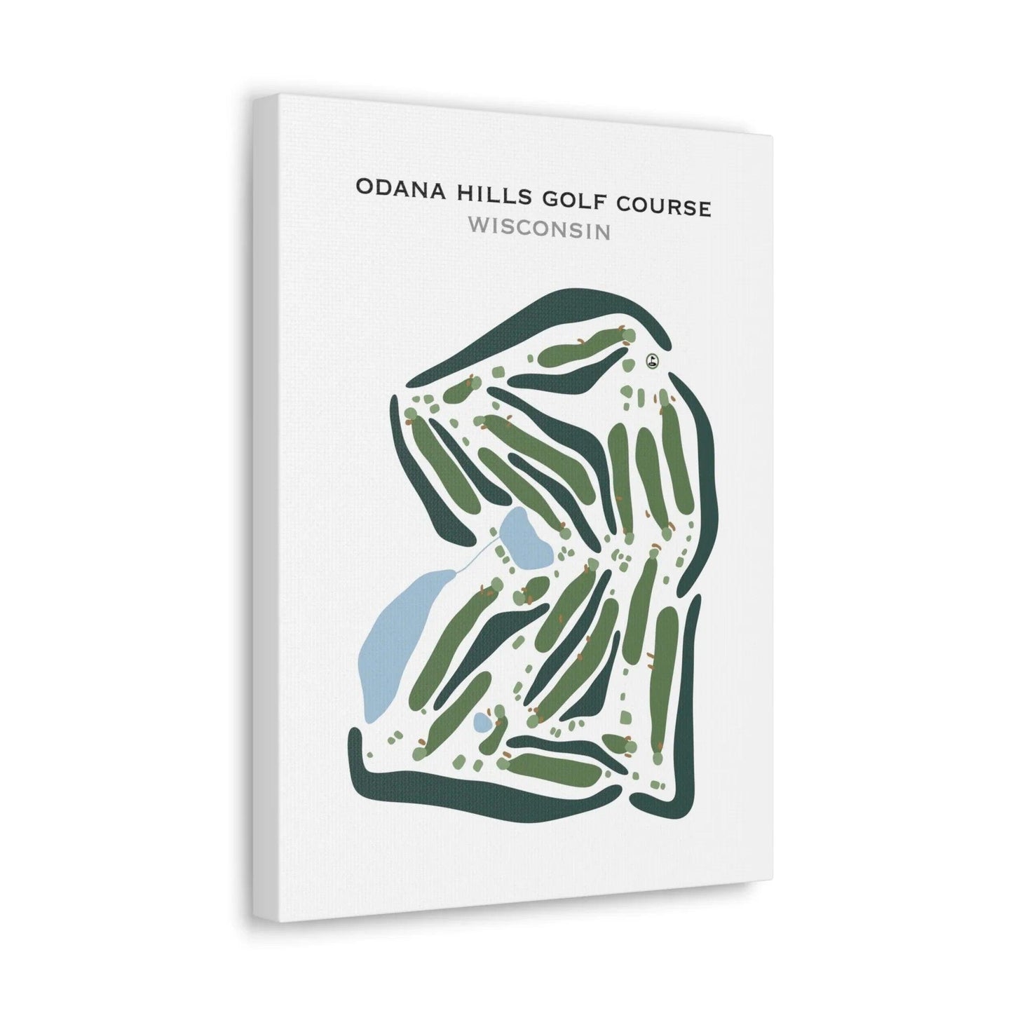 Odana Hills Golf Course, Wisconsin - Printed Golf Courses