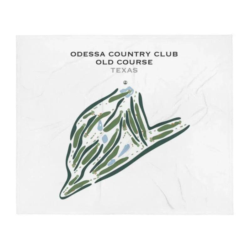 Odessa Country Club Old Course, Texas - Printed Golf Courses