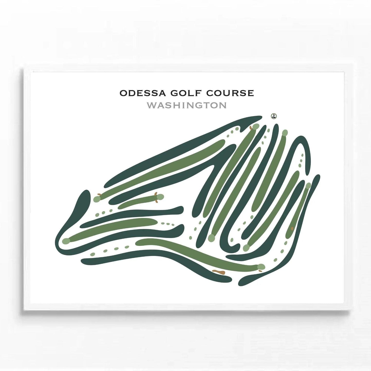 Odessa Golf, Washington - Printed Golf Courses