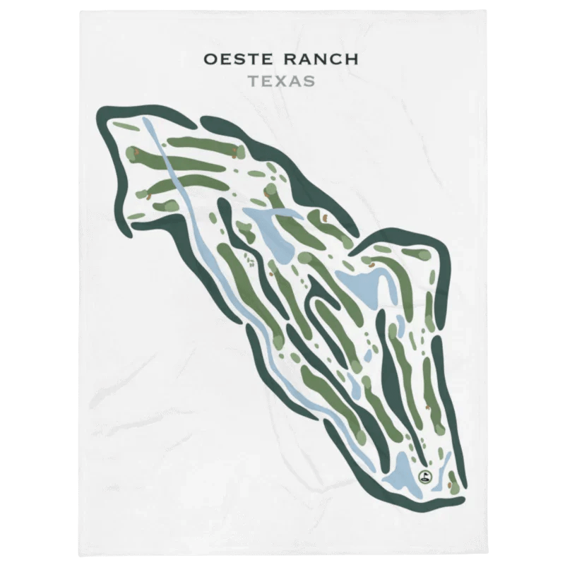 Oeste Ranch, Texas - Printed Golf Courses