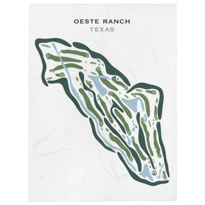 Oeste Ranch, Texas - Printed Golf Courses