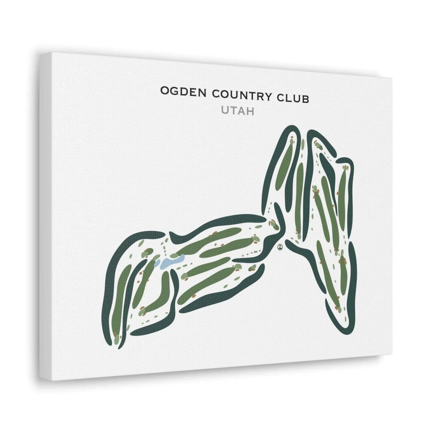 Ogden Country Club, Ogden Utah - Printed Golf Courses