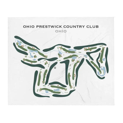 Ohio Prestwick Country Club, Ohio - Printed Golf Course