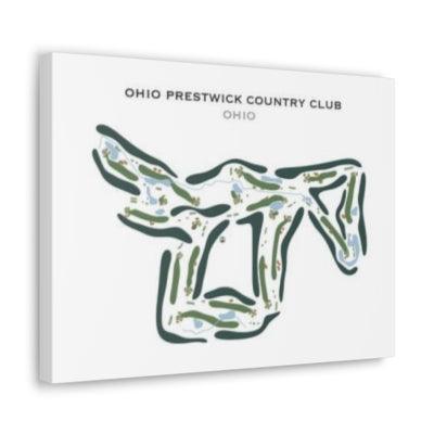 Ohio Prestwick Country Club, Ohio - Printed Golf Course