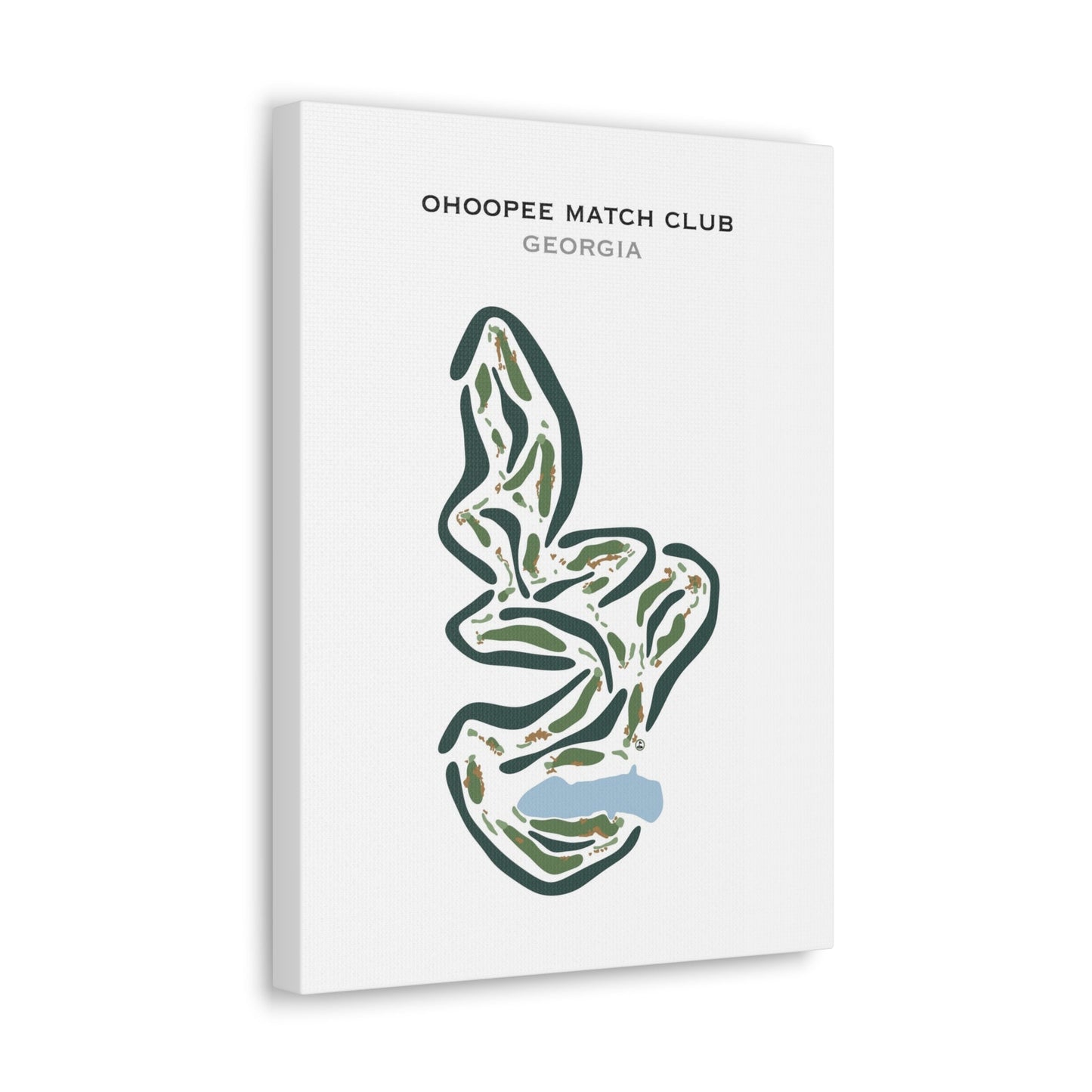Ohoopee Match Club, Georgia - Printed Golf Courses