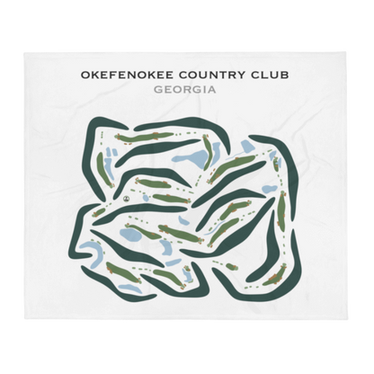 Okefenokee Country Club, Georgia - Printed Golf Courses