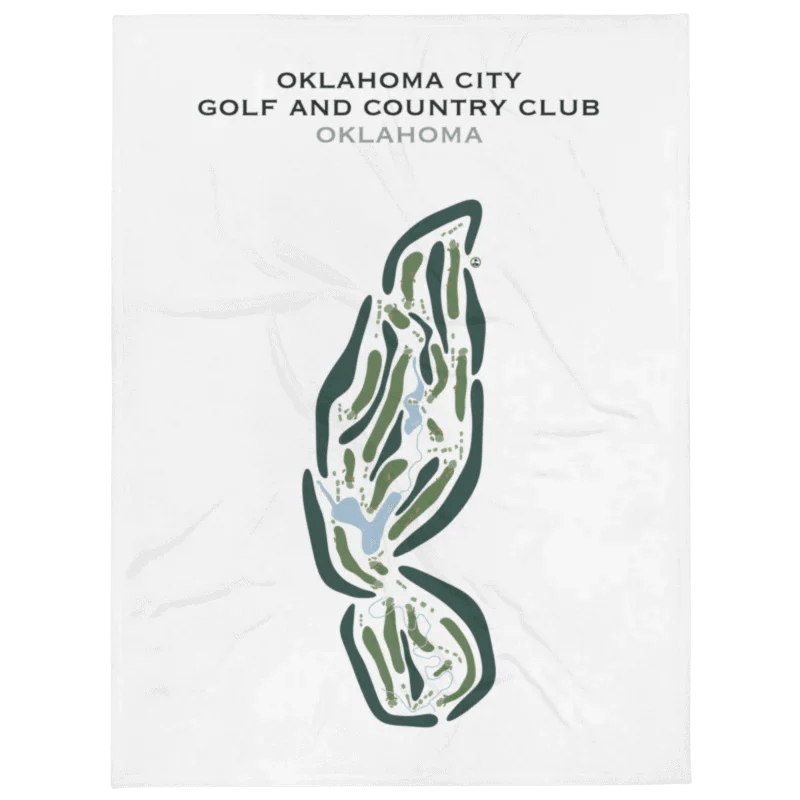 Oklahoma City Golf and Country Club, Oklahoma - Printed Golf Courses