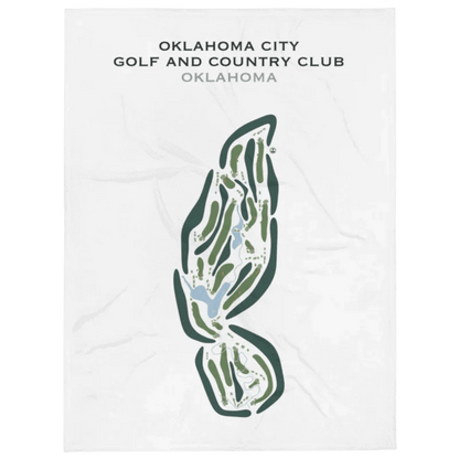 Oklahoma City Golf and Country Club, Oklahoma - Printed Golf Courses