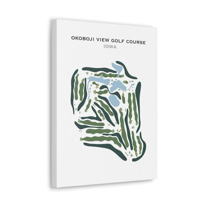 Okoboji View Golf Course, Iowa - Printed Golf Course