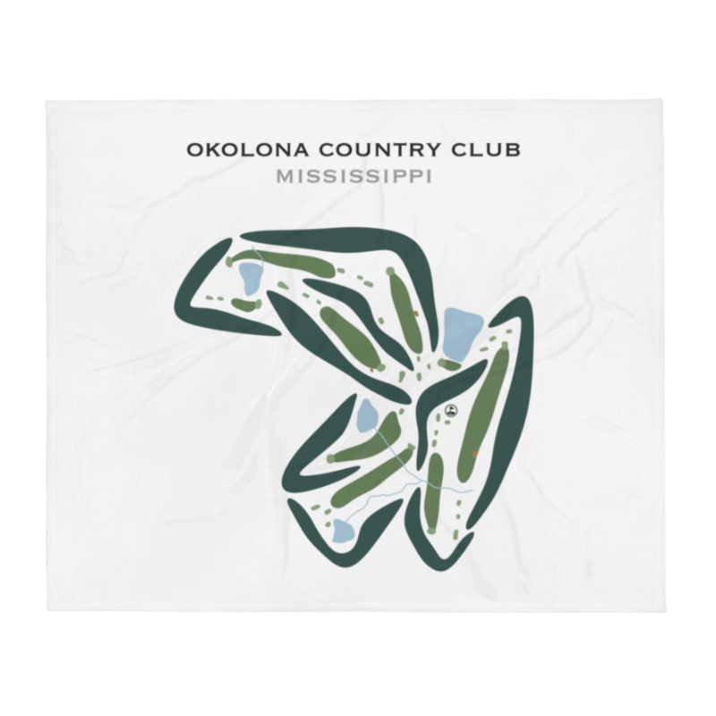 Okolona Country Club, Mississippi - Printed Golf Courses