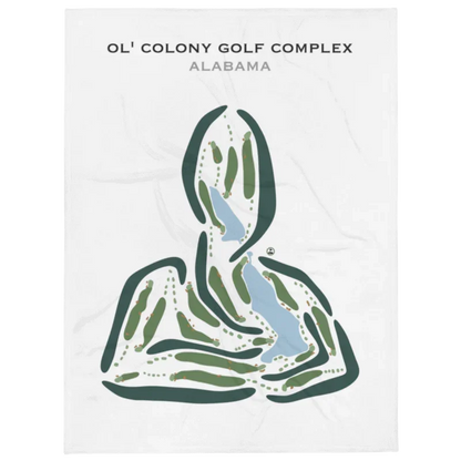 Ol’ Colony Golf Complex, Alabama - Printed Golf Courses