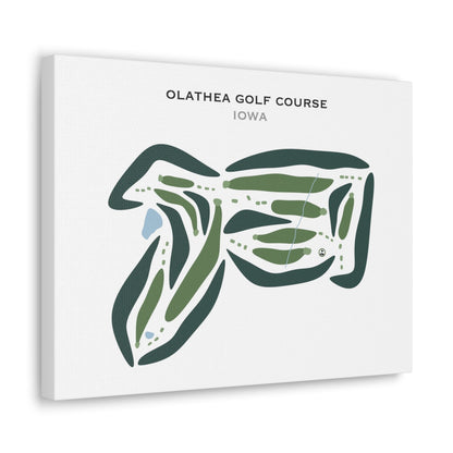 Olathea Golf Course, Iowa - Printed Golf Courses