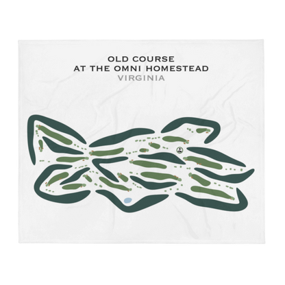 Old Course at The Omni Homestead, Virginia - Printed Golf Courses