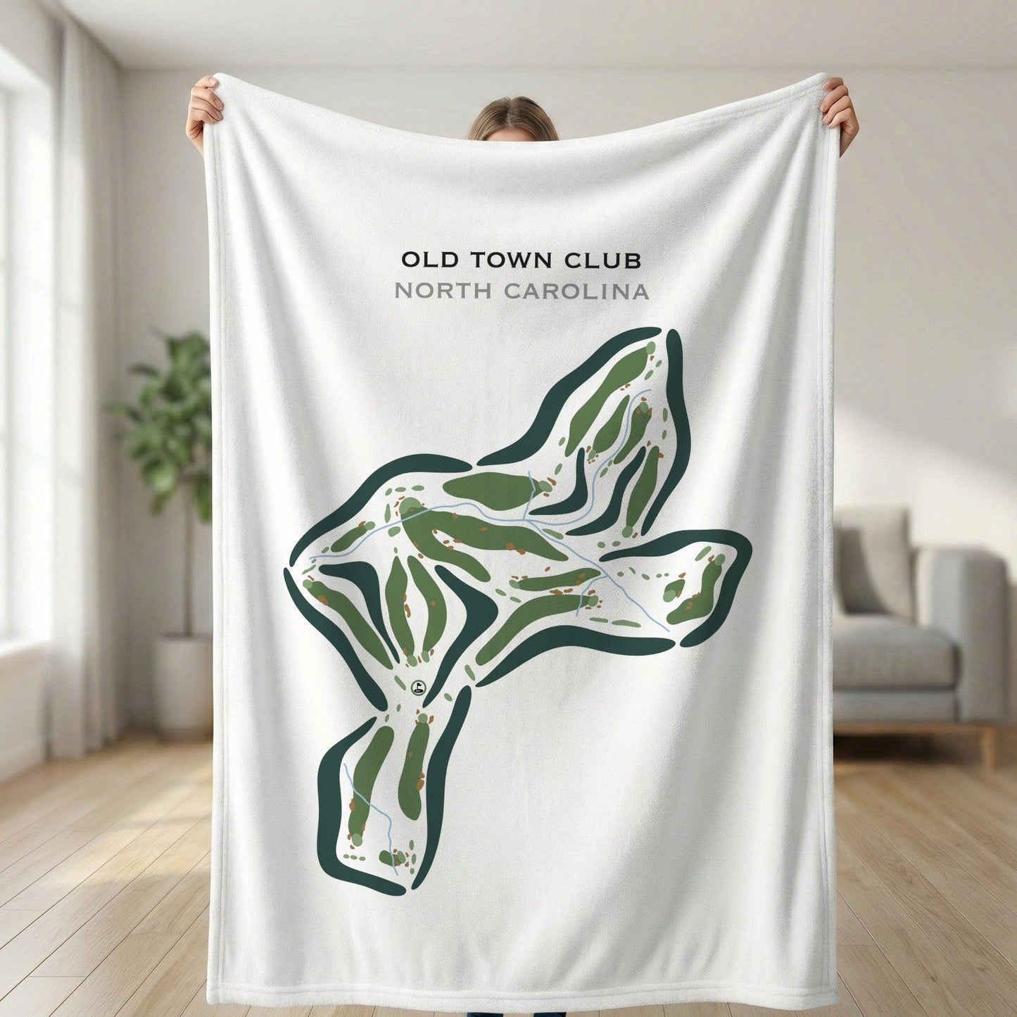 Old Town Club, North Carolina - Printed Golf Courses