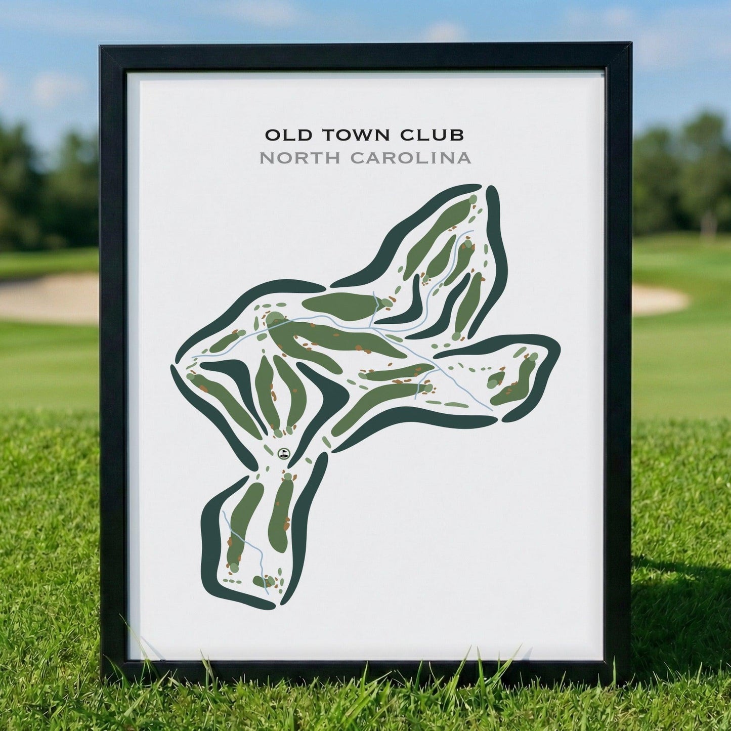 Old Town Club, North Carolina - Printed Golf Courses