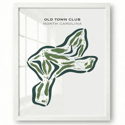 Old Town Club, North Carolina - Printed Golf Courses