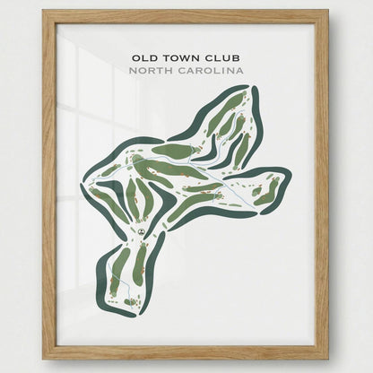 Old Town Club, North Carolina - Printed Golf Courses