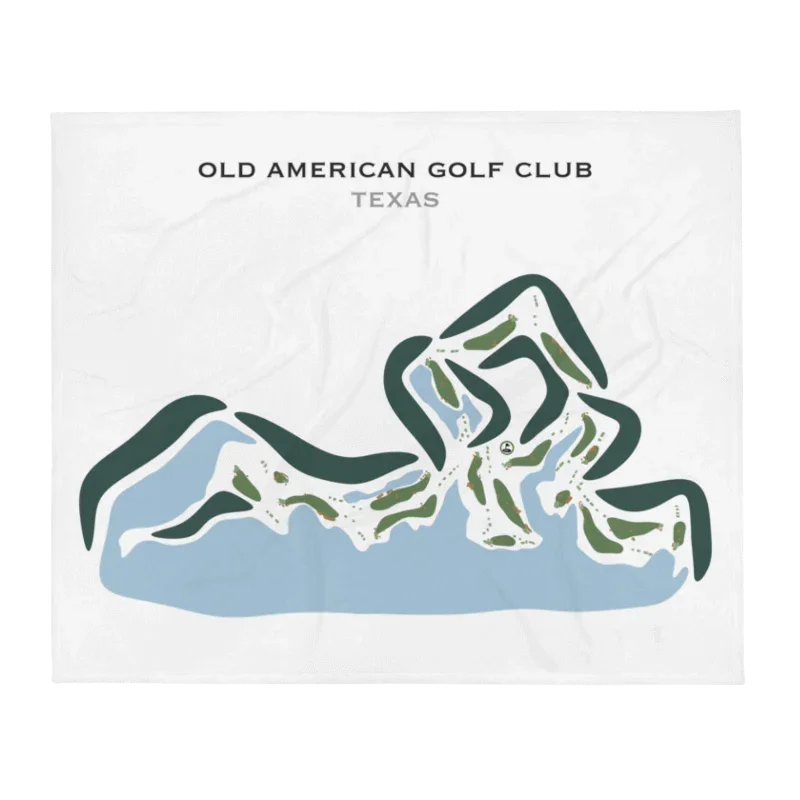 Old American Golf Club, Texas - Printed Golf Courses