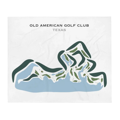 Old American Golf Club, Texas - Printed Golf Courses