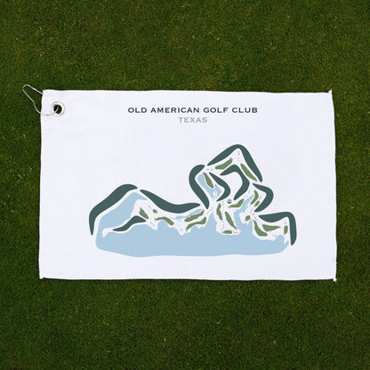 Old American Golf Club, Texas - Printed Golf Courses