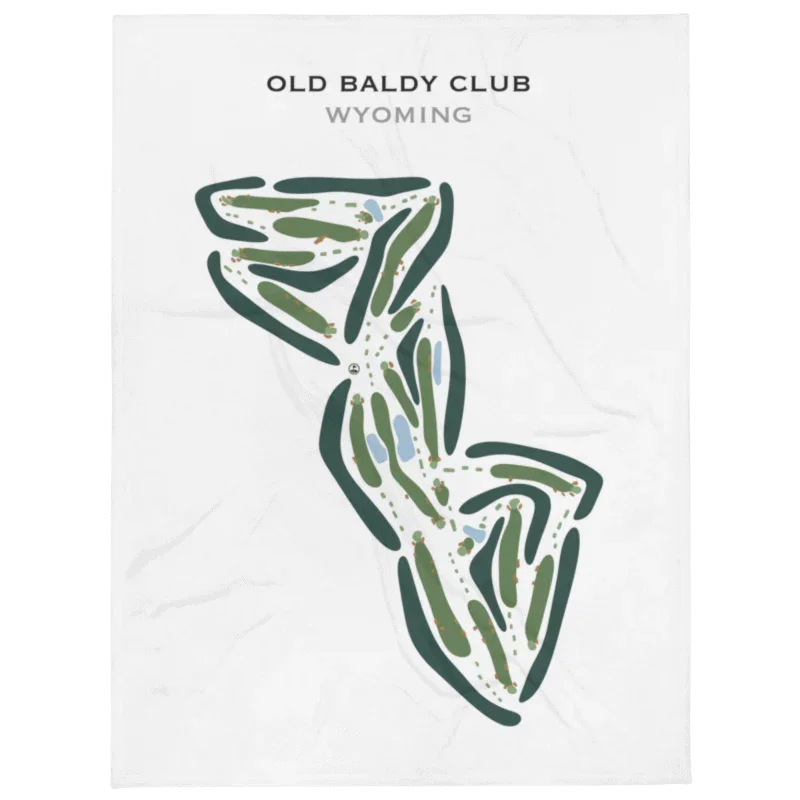 Old Baldy Club, Wyoming - Printed Golf Courses
