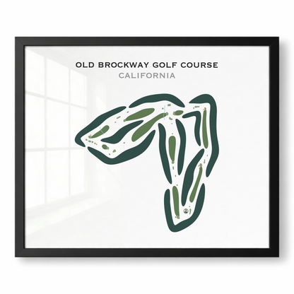 Old Brockway Golf Course, California - Printed Golf Courses