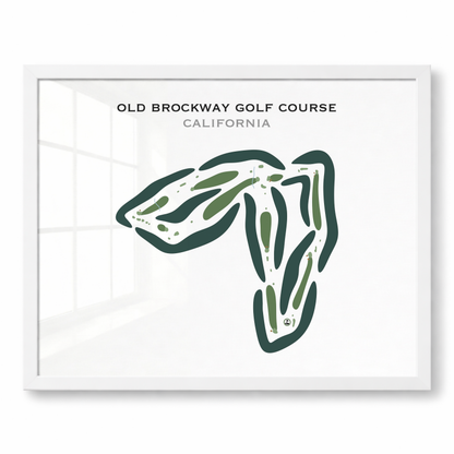 Old Brockway Golf Course, California - Printed Golf Courses