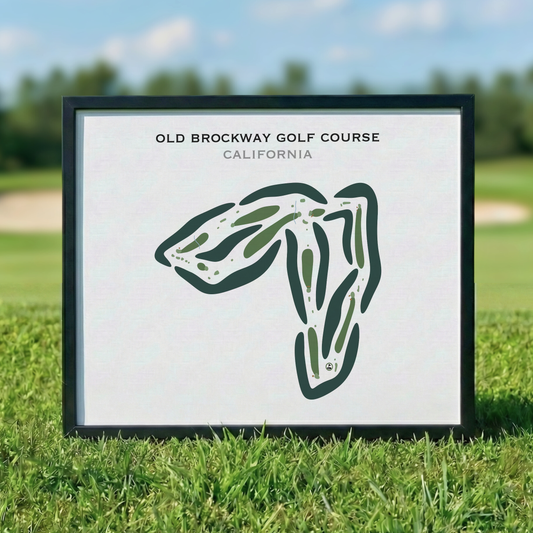 Old Brockway Golf Course, California - Printed Golf Courses