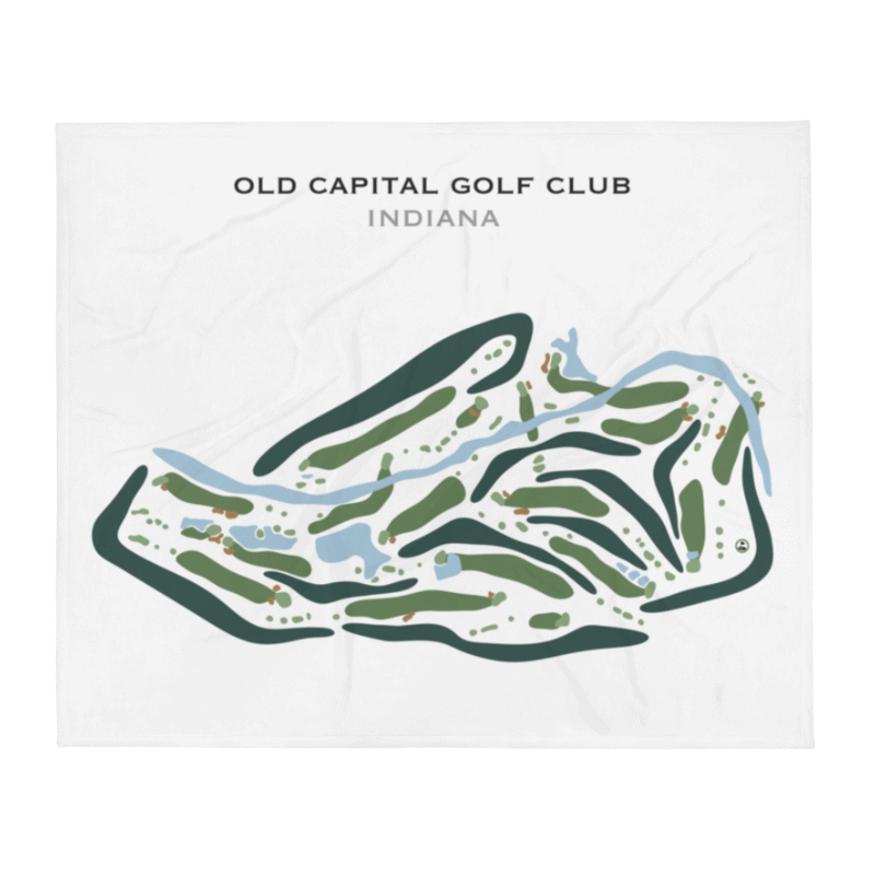 Old Capital Golf Club, Indiana - Printed Golf Courses