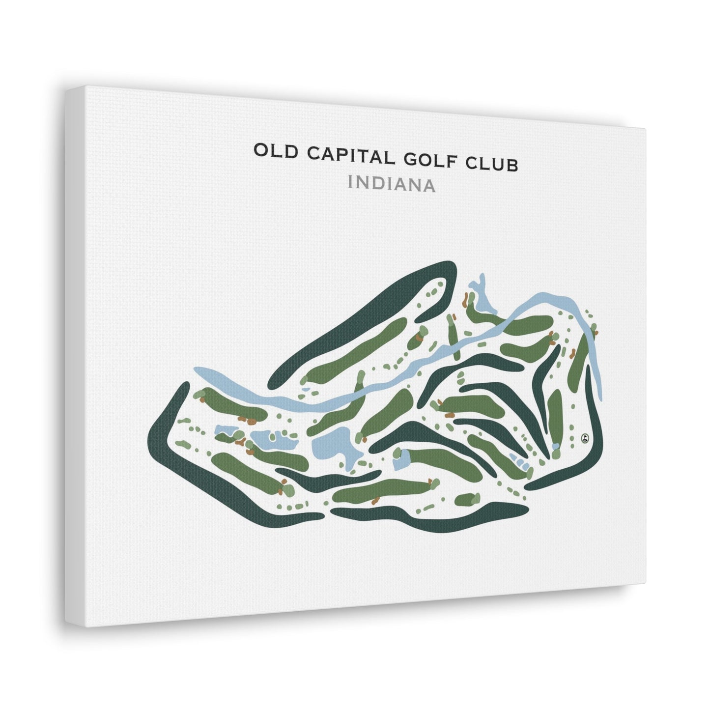 Old Capital Golf Club, Indiana - Printed Golf Courses